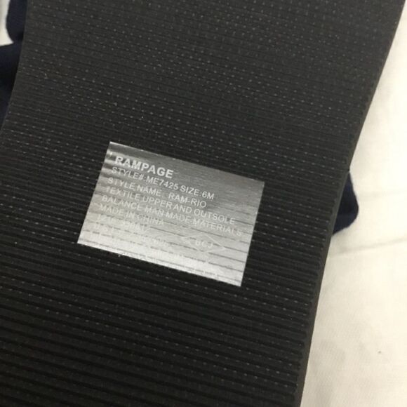 Rampage Rio Slingback Yoga Mat Sandal Navy (A12) - Picture 7 of 7